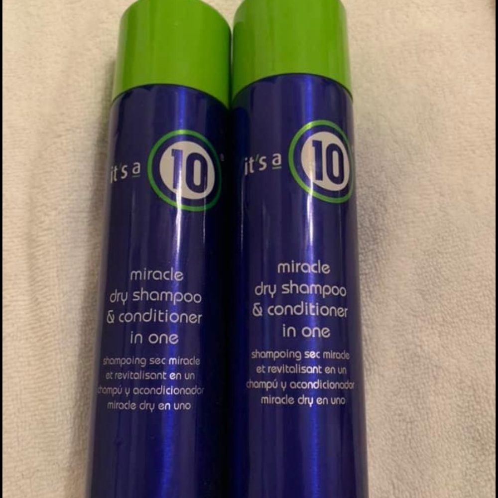 It’s a 10 miracle dry shampoo